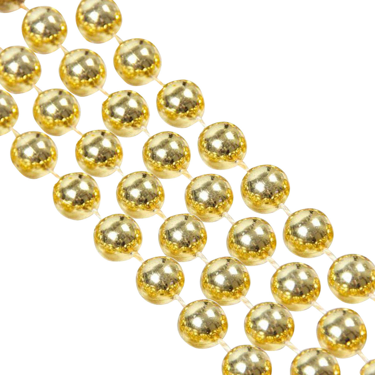 Christmas Bead Chain Garland - Gold