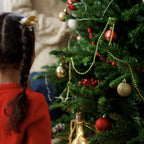 Christmas Bead Chain Garland - Gold