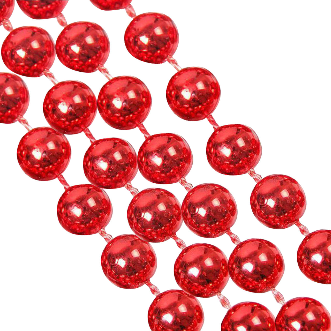 Christmas Bead Chain Garland - Red