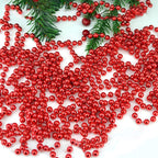 Christmas Bead Chain Garland - Red