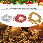 Christmas Bead Chain Garland - Red