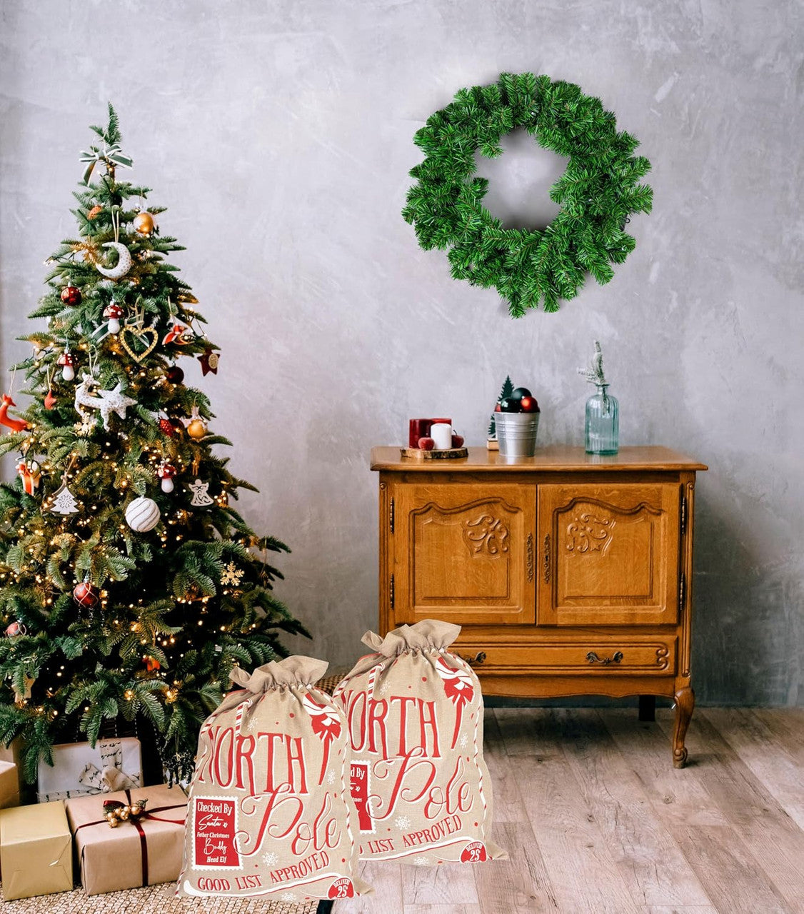 North Pole Christmas Stocking