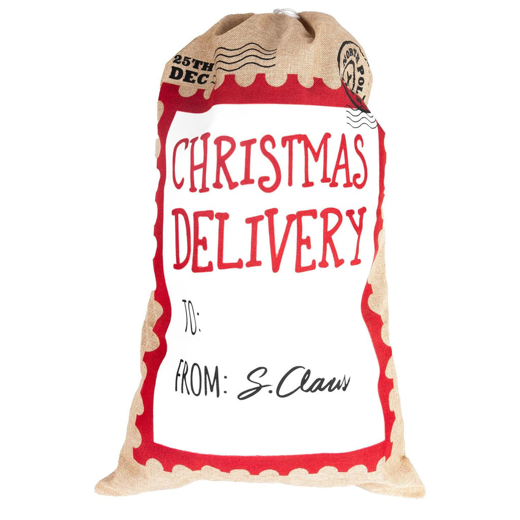 Christmas Stocking Delivery Sack - White