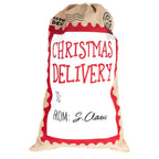 Christmas Stocking Delivery Sack - White