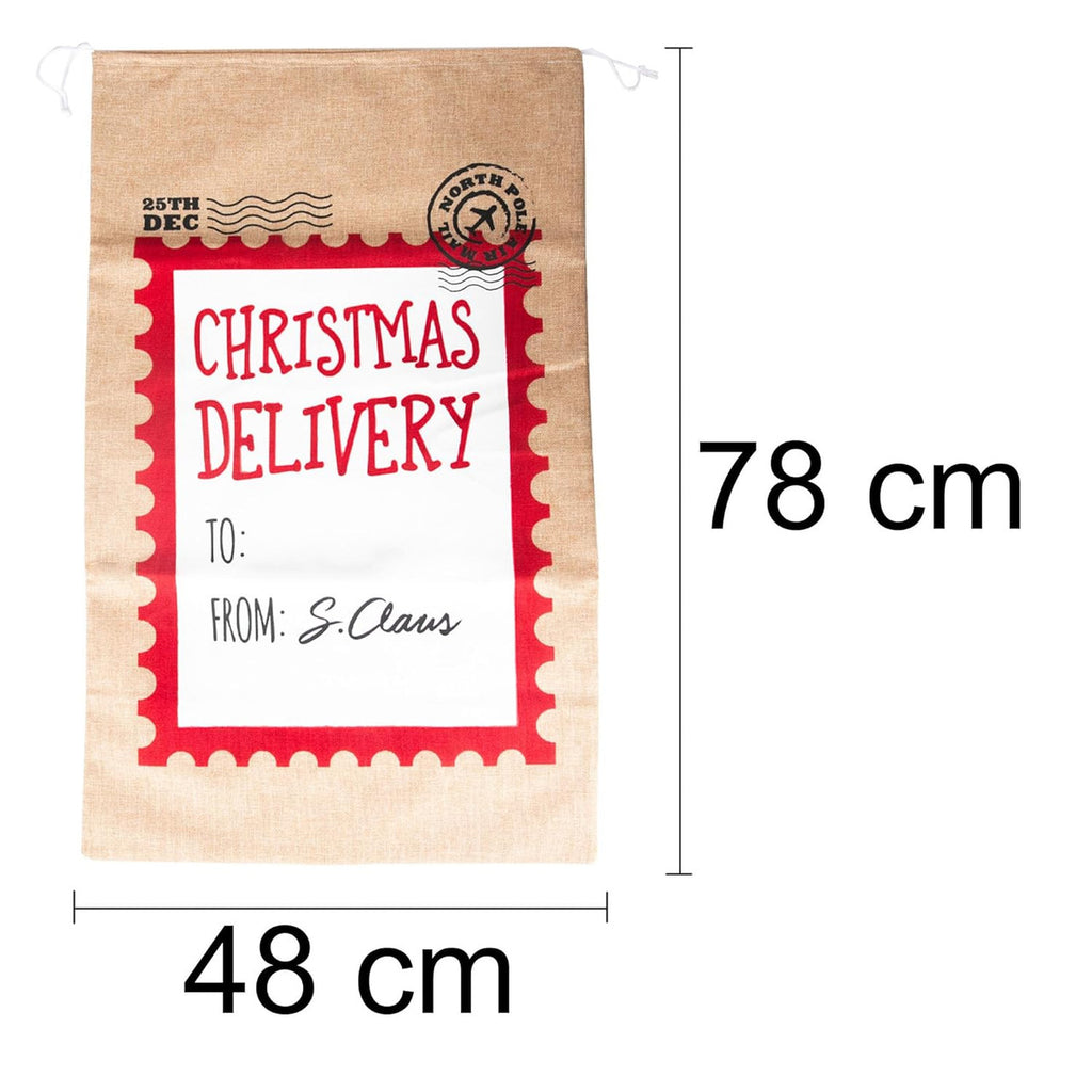Christmas Stocking Delivery Sack - White