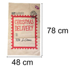 Christmas Stocking Delivery Sack - Beige