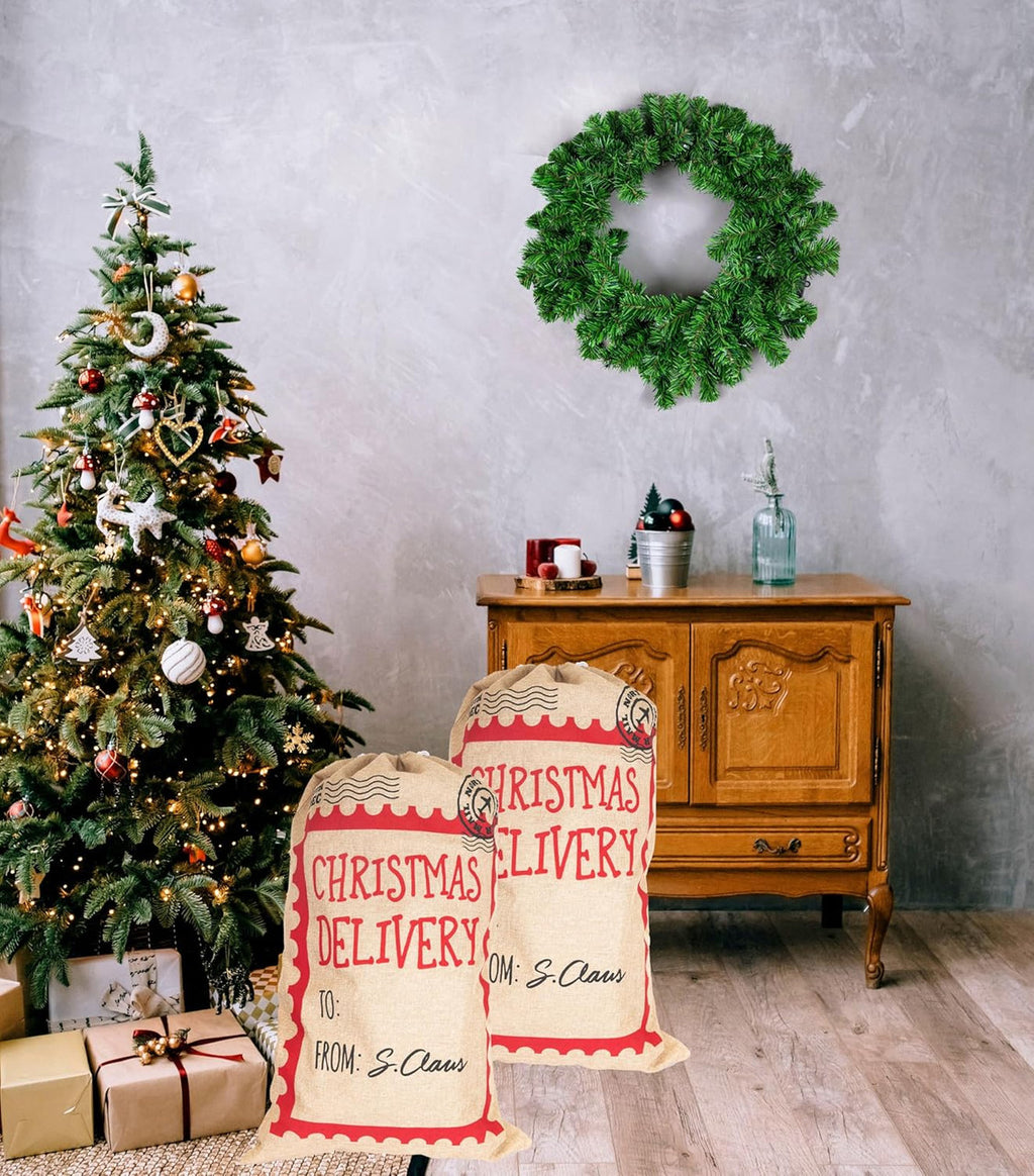 Christmas Stocking Delivery Sack - Beige
