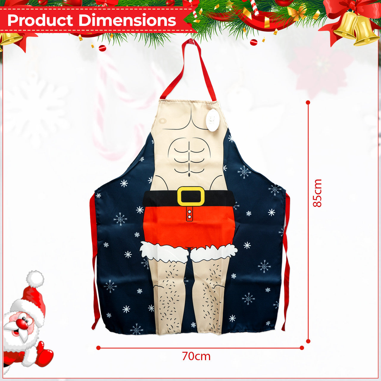 Santa Six-Pack Apron