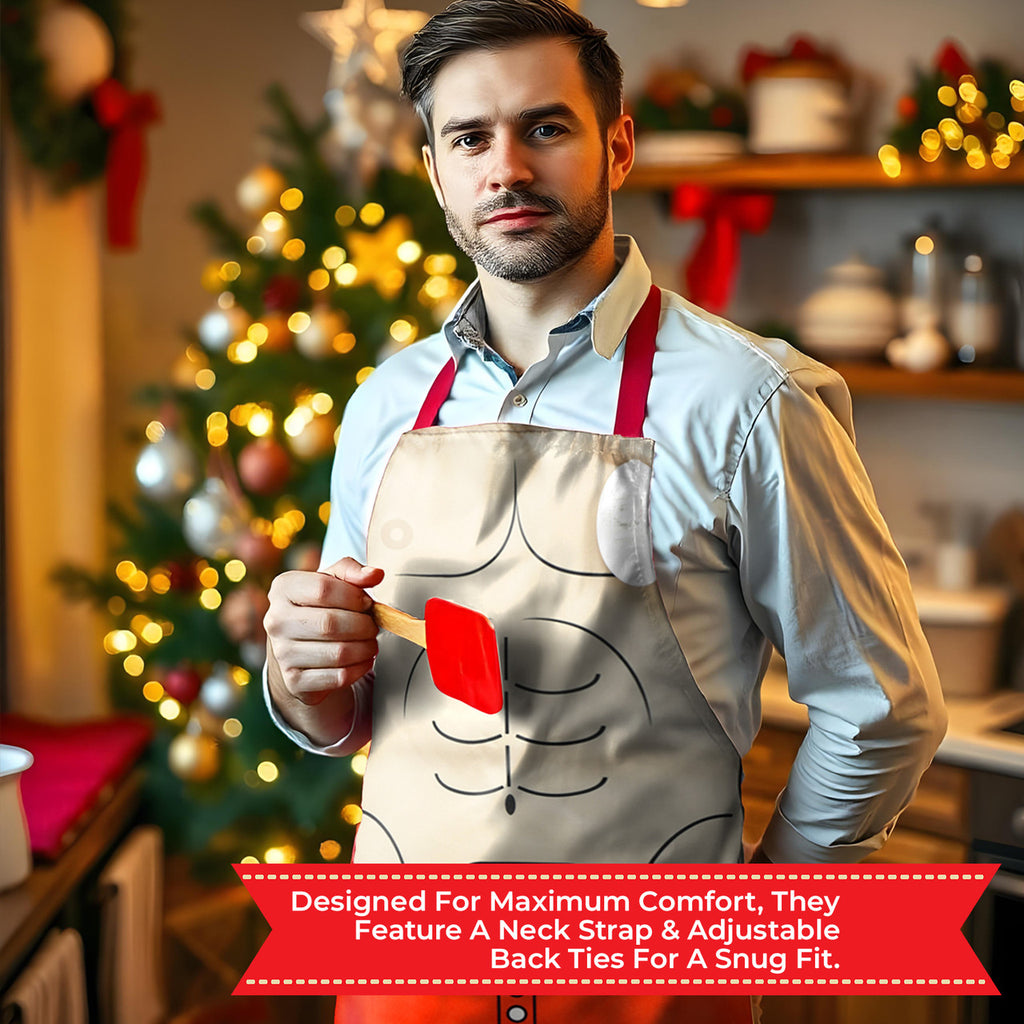Santa Six-Pack Apron