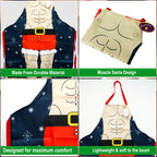 Santa Six-Pack Apron