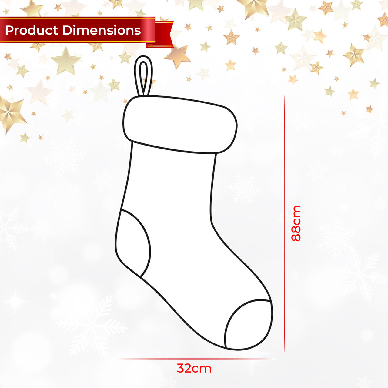 Large Deluxe Red Velvet Stocking