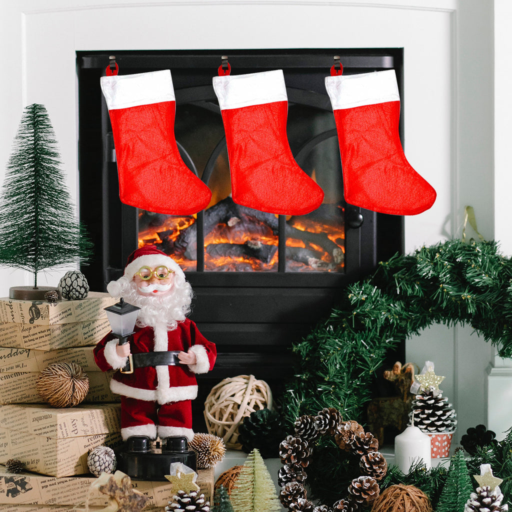 Felt Christmas Stocking - Red