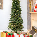 Pre-Lit Pencil Tree - Warm White