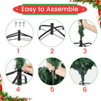 Pre-Lit Pencil Tree - Warm White