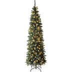 Pre-Lit Pencil Tree - Warm White