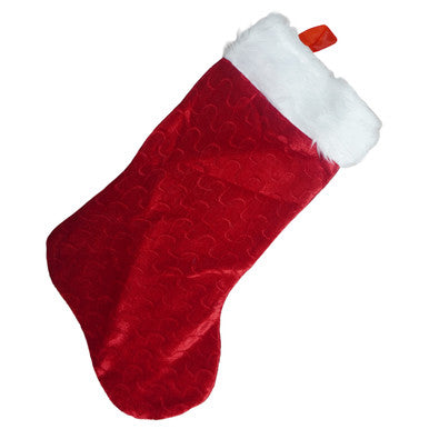 Christmas Stocking - Red Velvet Large