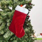 Christmas Stocking - Red Velvet Large