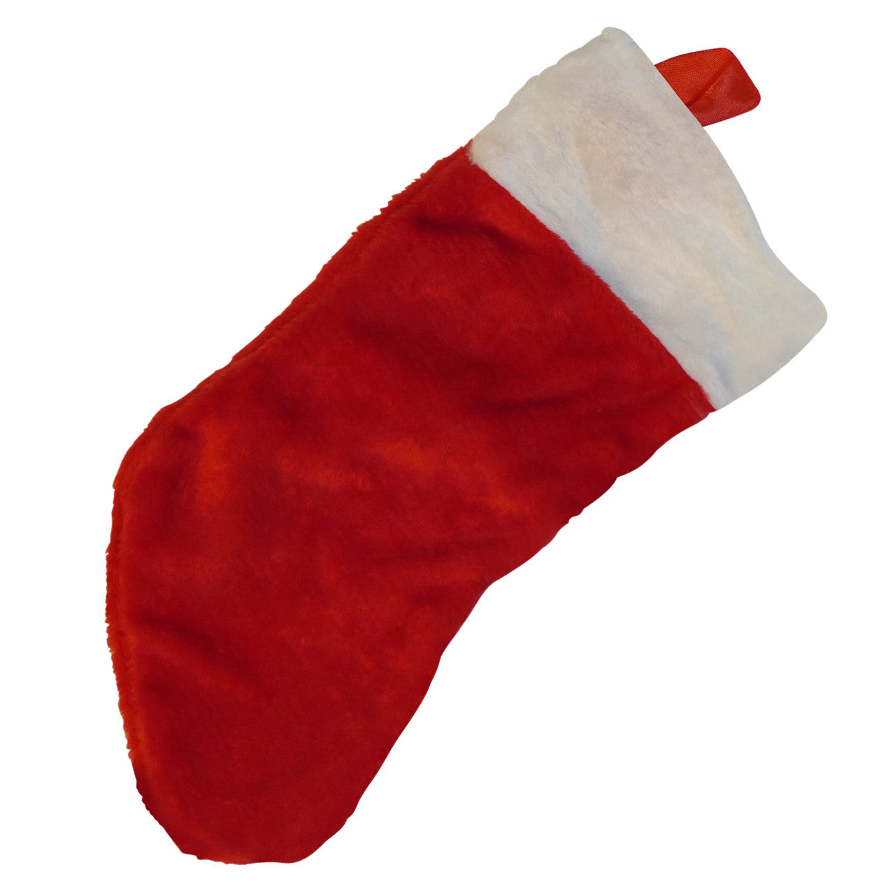 Christmas Stocking - Red Velvet Plain
