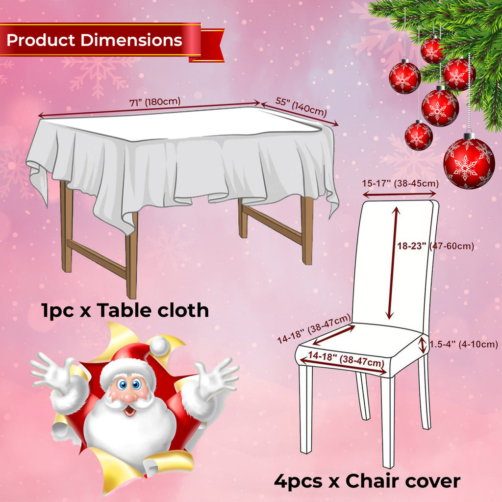 Christmas Tableware Set - 5pcs