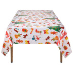 Christmas Plastic Tablecloth - Ornaments