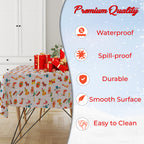Christmas Plastic Tablecloth - Ornaments