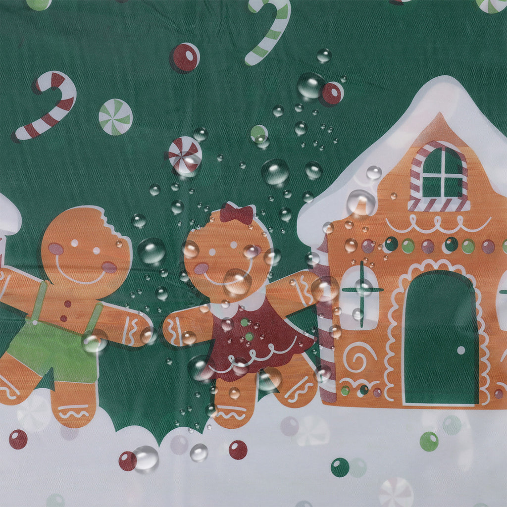 Christmas Plastic Tablecloth - Teddy Bear