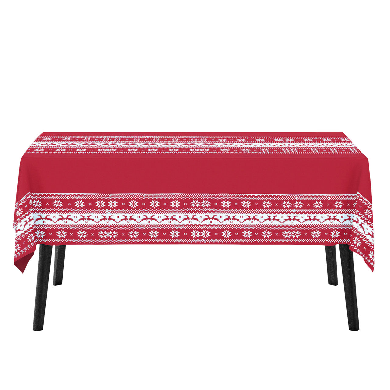 Christmas Tablecloth with Hearty Reindeer Design