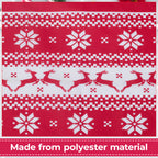 Christmas Tablecloth with Hearty Reindeer Design