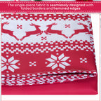Christmas Tablecloth with Hearty Reindeer Design
