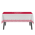 Reindeer and Merry Christmas Design Tablecloth