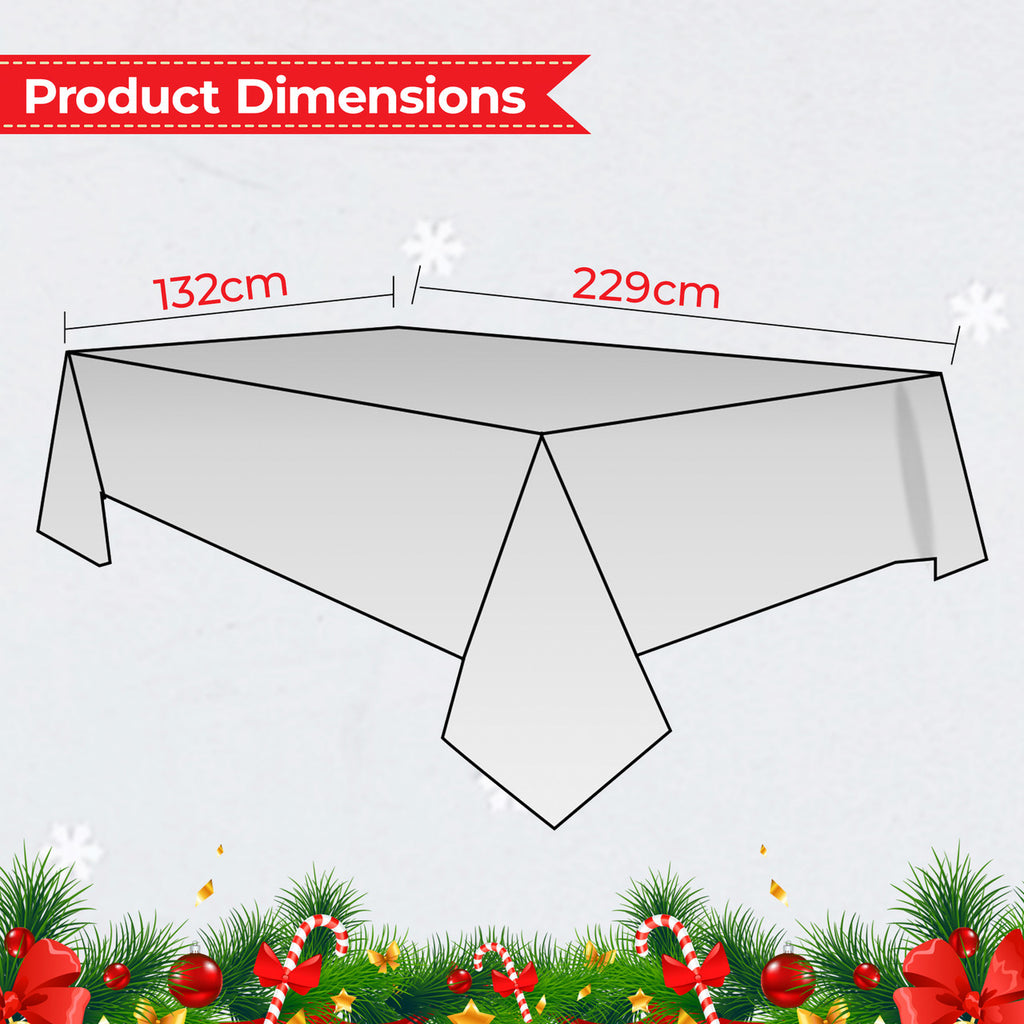 Reindeer and Merry Christmas Design Tablecloth