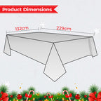 Reindeer and Merry Christmas Design Tablecloth