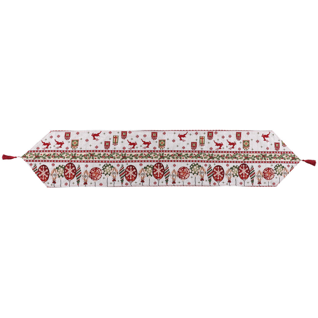180cm x 35cm Christmas Table Runner - Baubles