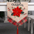 180cm x 35cm Christmas Table Runner - Poinsettia