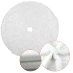 Christmas Tree Skirt - White Faux Fur
