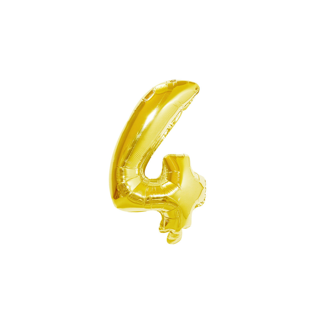 Large Foil Number Air-fill and Helium Balloons (0-9) - Gold