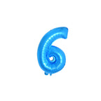 Large Foil Number Balloons - Blue