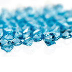 2000 Iridescent Table Scatter Acrylic Crystals, 4.5mm - Aqua Blue