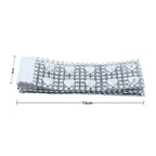 Sparkling Heart Diamante Stretchable Napkin Rings (Pack of 10) - Gold