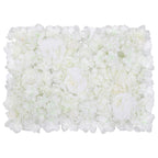 Hydrangea Artificial Flower Wall Panel 60cm x 40cm - White x 12