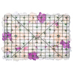 Hydrangea Artificial Flower Wall Panel 60cm x 40cm - Peach, Ivory, White, Pink & Purple