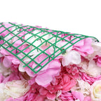 Hydrangea Artificial Flower Wall Panel 60cm x 40cm - Pink & Ivory