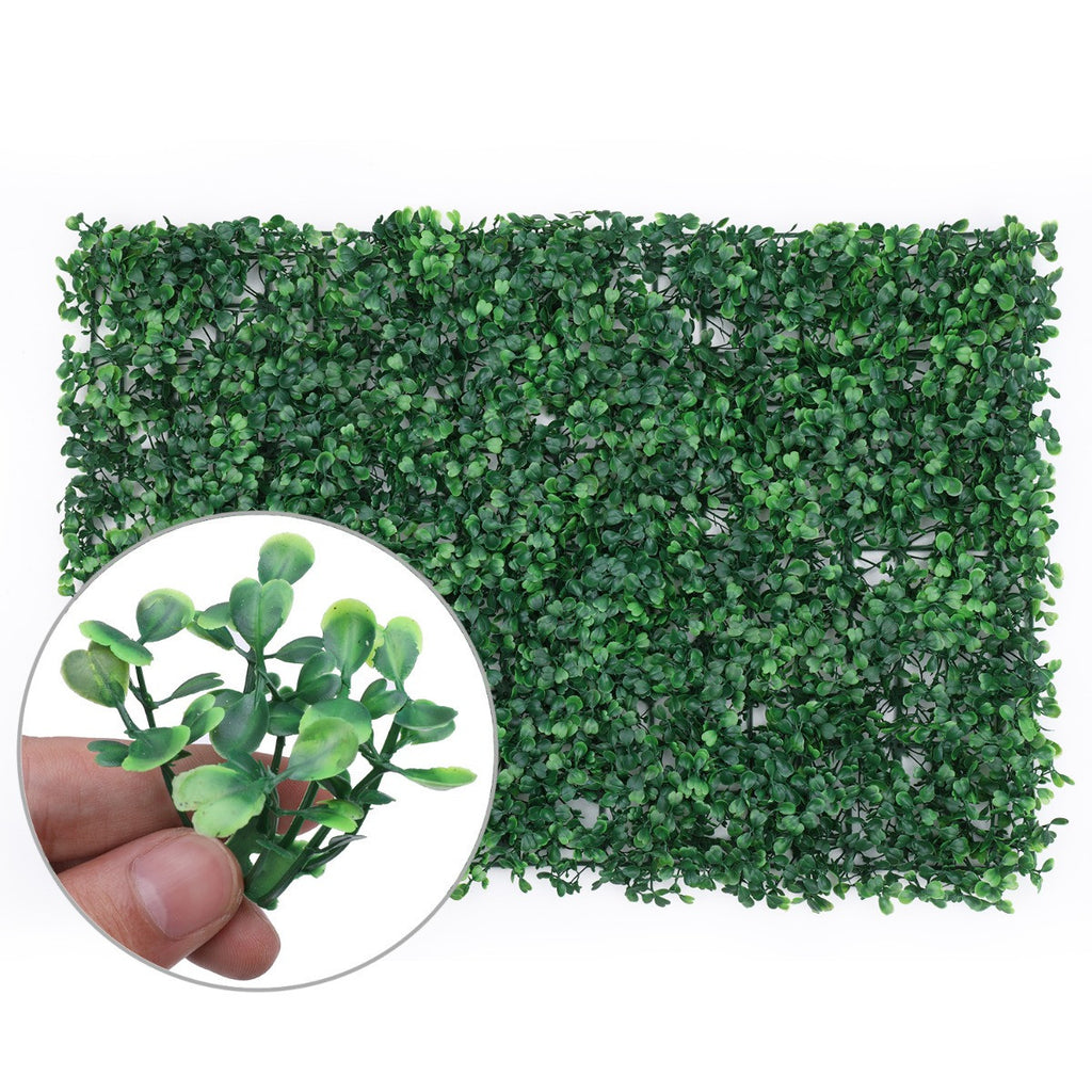 Artificial Green Grass Wall Panel 60cm x 40cm - Green x 12