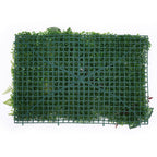 Artificial Green Grass Wall Panel 60cm x 40cm - Green with 5 Flowers x 12