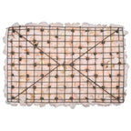 Hydrangea Artificial Flower Wall Panel 60cm x 40cm - Champagne x 12