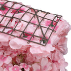 Hydrangea Artificial Flower Wall Panel 60cm x 40cm - Baby Pink & Peach