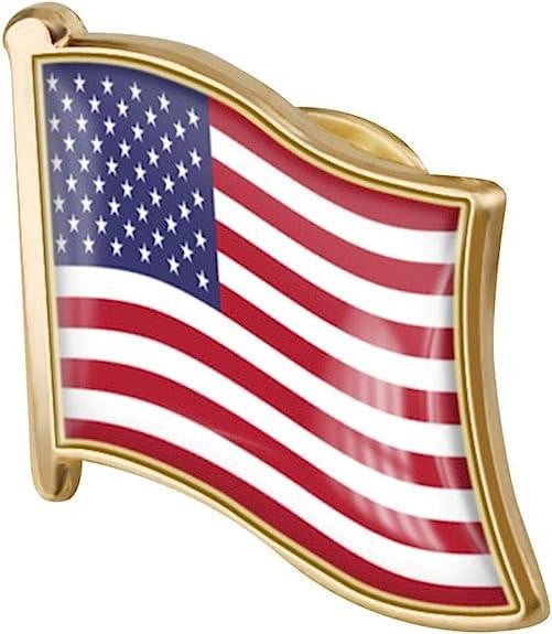 USA National Flag Pin Badge
