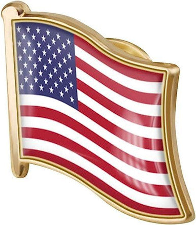 USA National Flag Pin Badge