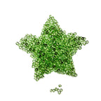 4000 Iridescent Table Scatter Acrylic Crystals, 2.5mm - Apple Green