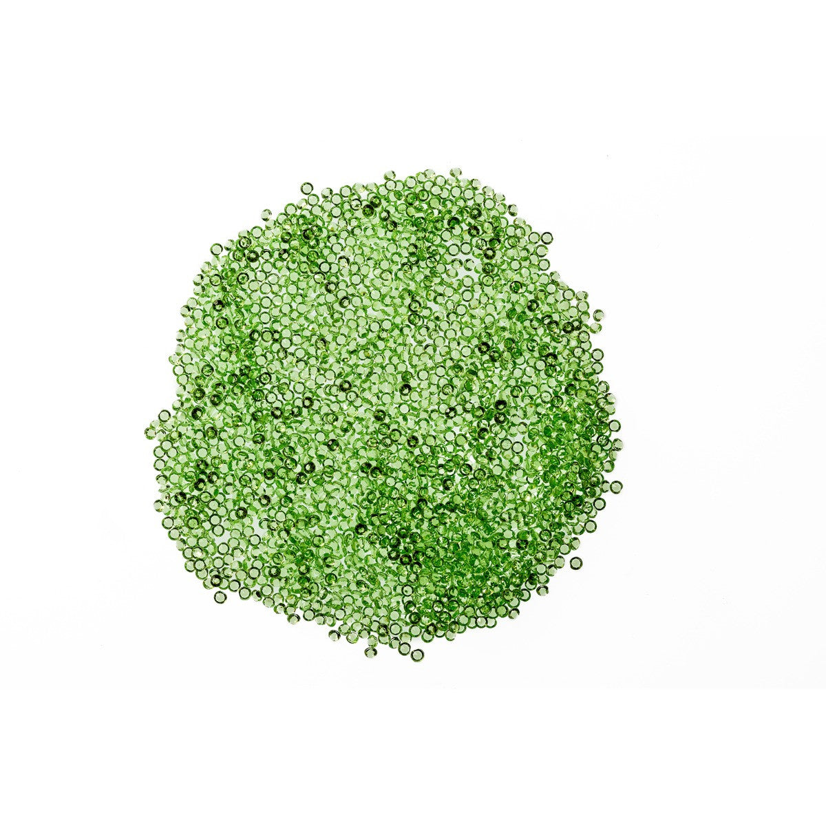 4000 Iridescent Table Scatter Acrylic Crystals, 2.5mm - Apple Green